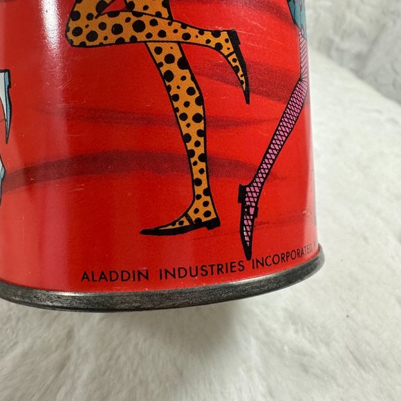Vintage 1968 Josie the Pussycats Metal Thermos for Lunchbox Aladdin Industries - Picture 2 of 12